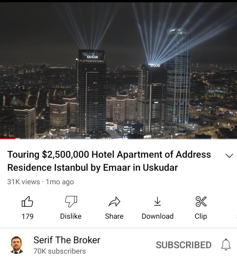 Serviced Luxurious 3+1 In Address Emaar Square Κωνσταντινούπολη Εξωτερικό φωτογραφία